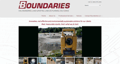 Desktop Screenshot of boundariesllc.net